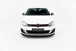 Maxton Parts - Frontlippe V.2 passend für VW Golf 7 GTI schwarz matt