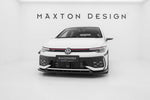 Maxton Parts - Frontlippe V.2 passend für VW Golf GTI / GTE / R-Line Mk8 FL schwarz matt