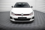 Maxton Parts - Frontlippe V.2 passend für VW Golf GTI Mk7 GTI FL schwarz Hochglanz