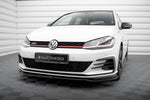 Maxton Parts - Frontlippe V.2 passend für VW Golf GTI Mk7 GTI FL schwarz Hochglanz