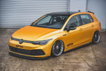 Maxton Parts - Frontlippe V.2 passend für VW Golf Mk8 schwarz Hochglanz