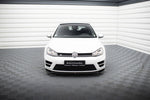 Maxton Parts - Frontlippe V.2 passend für VW Golf R / R-Line Mk7 schwarz Hochglanz