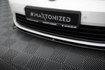 Maxton Parts - Frontlippe V.2 passend für VW Golf R / R-Line Mk7 schwarz Hochglanz