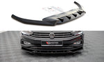 Maxton Parts - Frontlippe V.2 passend für VW Passat B8 FL schwarz Hochglanz