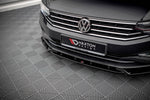 Maxton Parts - Frontlippe V.2 passend für VW Passat B8 FL schwarz Hochglanz