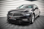 Maxton Parts - Frontlippe V.2 passend für VW Passat B8 FL schwarz Hochglanz