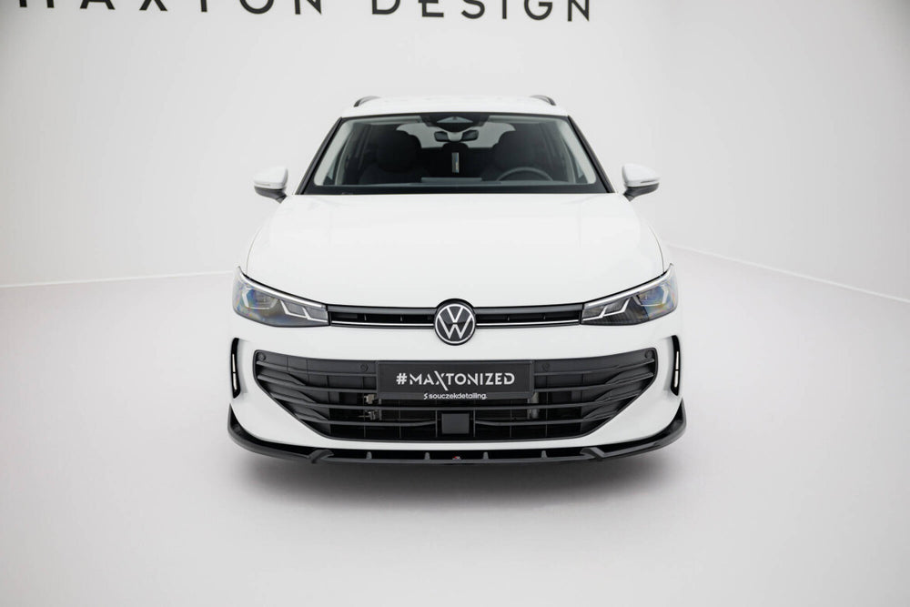 Maxton Parts - Frontlippe V.2 passend für VW Passat B9 schwarz Hochglanz