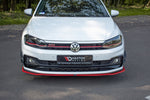 Maxton Parts - Frontlippe V.2 passend für VW POLO MK6 GTI Carbon Look