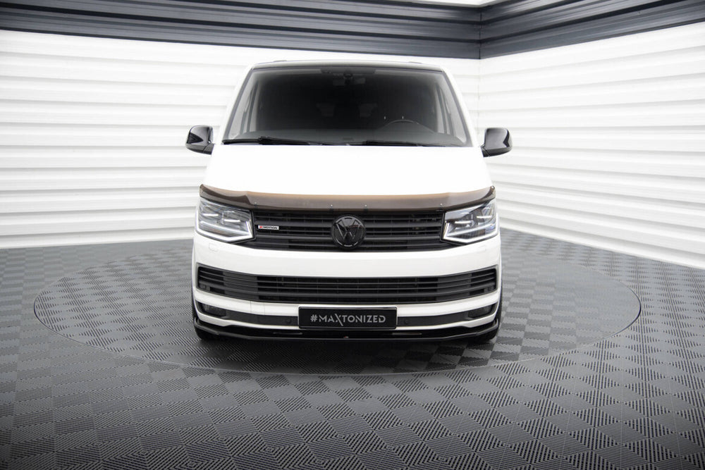 Maxton Parts - Frontlippe V.2 passend für VW T6 schwarz Hochglanz