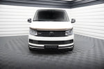 Maxton Parts - Frontlippe V.2 passend für VW T6 schwarz Hochglanz