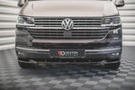 Maxton Parts - Frontlippe V.2 passend für VW T6.1 schwarz Hochglanz