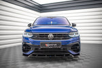 Maxton Parts - Frontlippe V.2 passend für VW Tiguan R / R-Line Mk2 FL schwarz Hochglanz