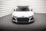 Maxton Parts - Frontlippe V.3 + Flaps passend für Audi R8 Mk2 FL