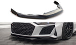 Maxton Parts - Frontlippe V.3 + Flaps passend für Audi R8 Mk2 FL