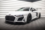 Maxton Parts - Frontlippe V.3 + Flaps passend für Audi R8 Mk2 FL