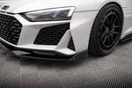 Maxton Parts - Frontlippe V.3 + Flaps passend für Audi R8 Mk2 FL