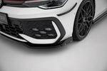 Maxton Parts - Frontlippe V.3 + Flaps passend für VW Golf GTI / GTE / R-Line Mk8 FL