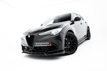 Maxton Parts - Frontlippe V.3 passend für Alfa Romeo Stelvio Mk1 schwarz Hochglanz