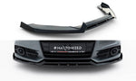 Maxton Parts - Frontlippe V.3 passend für Audi A6 / A6 C7 S-line/ S6 C7 FL schwarz Hochglanz