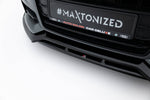 Maxton Parts - Frontlippe V.3 passend für Audi A6 / A6 C7 S-line/ S6 C7 FL schwarz Hochglanz