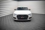 Maxton Parts - Frontlippe V.3 passend für Audi A6 C8 schwarz Hochglanz