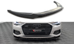 Maxton Parts - Frontlippe V.3 passend für Audi A6 C8 schwarz Hochglanz