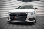 Maxton Parts - Frontlippe V.3 passend für Audi A6 C8 schwarz Hochglanz