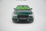 Maxton Parts - Frontlippe V.3 passend für Audi A6 S-line / S6 C7 schwarz Hochglanz