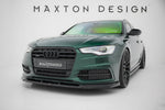 Maxton Parts - Frontlippe V.3 passend für Audi A6 S-line / S6 C7 schwarz Hochglanz
