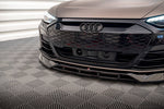 Maxton Parts - Frontlippe V.3 passend für Audi e-Tron GT / RS GT Mk1 schwarz Hochglanz