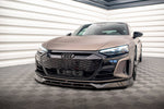 Maxton Parts - Frontlippe V.3 passend für Audi e-Tron GT / RS GT Mk1 schwarz Hochglanz