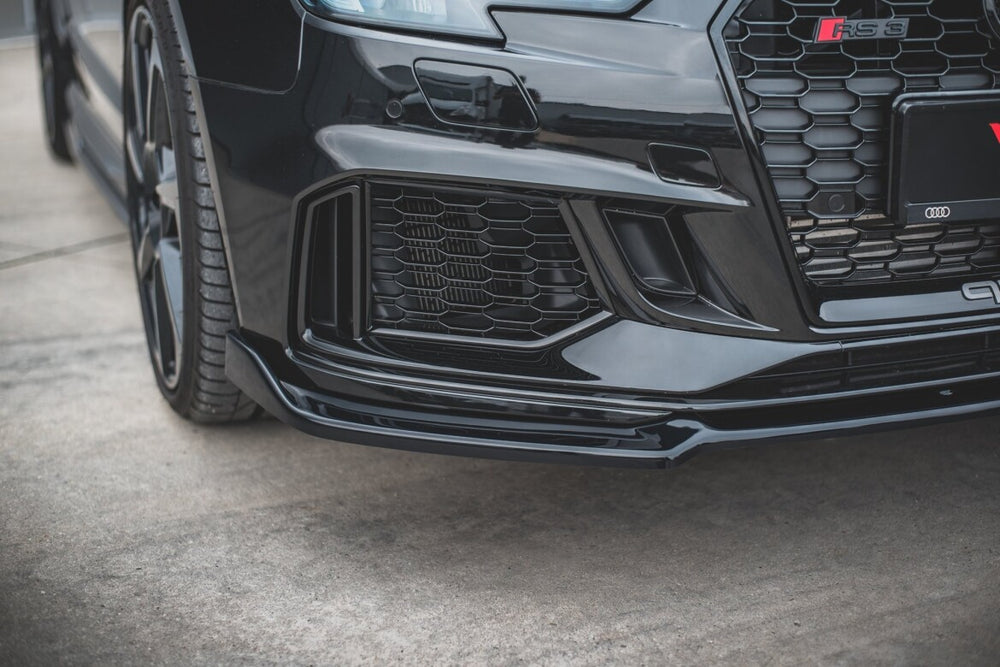 Maxton Parts - Frontlippe V.3 passend für Audi RS3 8V FL Sportback schwarz Hochglanz