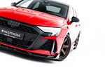 Maxton Parts - Frontlippe V.3 passend für Audi RS3 Sportback 8Y FL schwarz Hochglanz