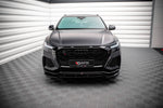 Maxton Parts - Frontlippe V.3 passend für Audi RSQ8 Mk1 schwarz Hochglanz