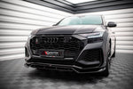 Maxton Parts - Frontlippe V.3 passend für Audi RSQ8 Mk1 schwarz Hochglanz