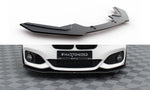 Maxton Parts - Frontlippe V.3 passend für BMW 1er F20 M-Paket FL / M140i schwarz matt