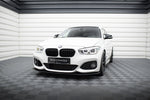 Maxton Parts - Frontlippe V.3 passend für BMW 1er F20 M-Paket FL / M140i schwarz matt