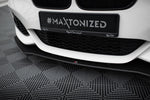 Maxton Parts - Frontlippe V.3 passend für BMW 1er F20 M-Paket FL / M140i schwarz matt