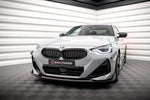 Maxton Parts - Frontlippe V.3 passend für BMW 2 Coupe M-Paket / M240i G42 schwarz Hochglanz