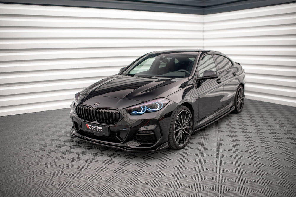 Maxton Parts - Frontlippe V.3 passend für BMW 2 Gran Coupe M-Paket / M235i F44 schwarz Hochglanz