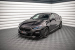 Maxton Parts - Frontlippe V.3 passend für BMW 2 Gran Coupe M-Paket / M235i F44 schwarz Hochglanz