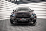 Maxton Parts - Frontlippe V.3 passend für BMW 2 Gran Coupe M-Paket / M235i F44 schwarz Hochglanz