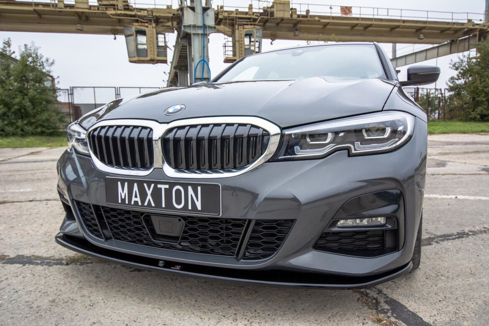 Maxton Parts - Frontlippe V.3 passend für BMW 3er M-Paket G20 schwarz Hochglanz