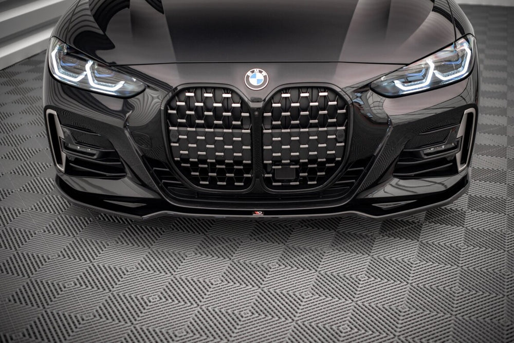 Maxton Parts - Frontlippe V.3 passend für BMW 4er M-Paket / M440i G22 / G23 / G22 FL / G23 FL schwarz Hochglanz