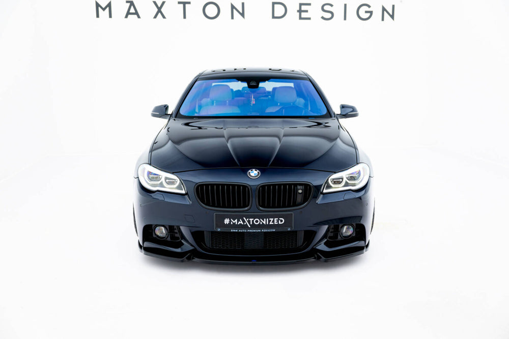 Maxton Parts - Frontlippe V.3 passend für BMW 5er F10/F11 M-Paket schwarz Hochglanz