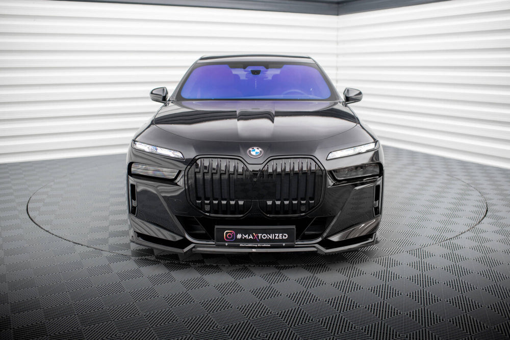 Maxton Parts - Frontlippe V.3 passend für BMW 7 M-Paket / M760e / i7 M-Paket G70 schwarz Hochglanz
