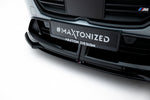 Maxton Parts - Frontlippe V.3 passend für BMW M135i M Performance F70 schwarz Hochglanz
