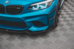 Maxton Parts - Frontlippe V.3 passend für BMW M2 F87 schwarz Hochglanz