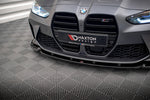 Maxton Parts - Frontlippe V.3 passend für BMW M3 / M4 G80 / G81 / G82 schwarz Hochglanz