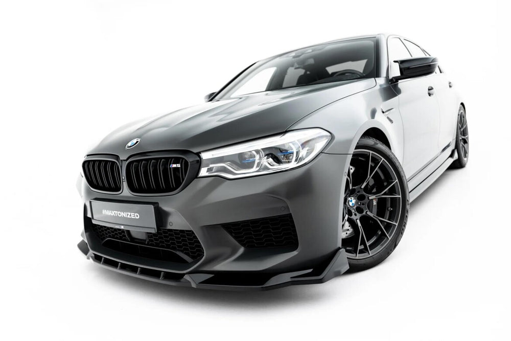 Maxton Parts - Frontlippe V.3 passend für BMW M5 F90 schwarz Hochglanz
